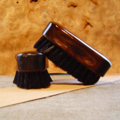Brosse doucine soie - cuir